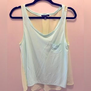 American Eagle Sheer Back Tank Top